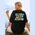'Briar' BETTER DAYS AHEAD Print Round Neck T-Shirt - Celes Fashion